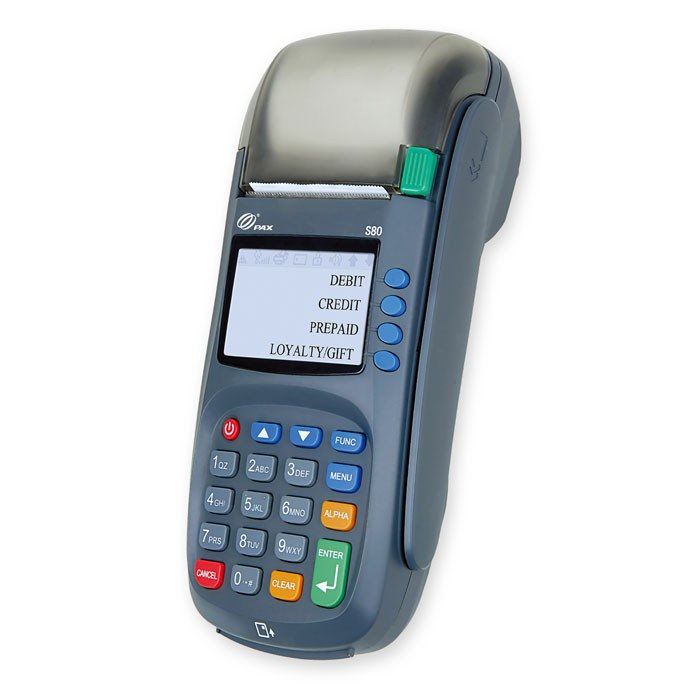 Countertop credit card machine